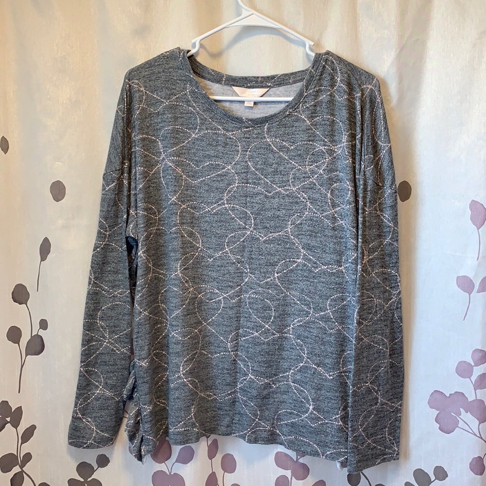 LC Lauren Conrad heart top